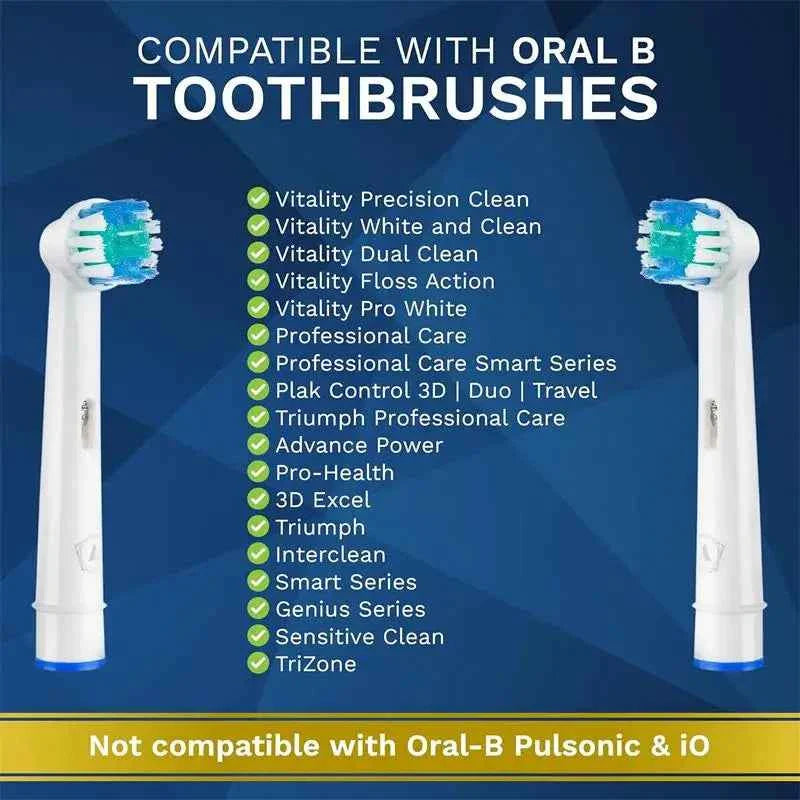For Oral-B Sonic Electric Toothbrush Fit Advance Power/Pro Health/Triumph/3D Excel/Vitality 4/8/16pcs Replacement Brush Heads