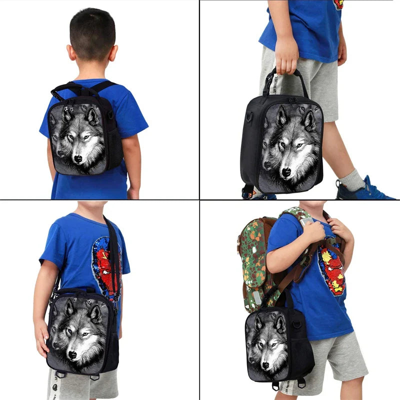 Insulated Football Lunch Bag Waterproof Reusable