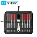 Diamond Mini Needle File Set for Carpentry Jewelry Stone Glass Metal Ceramic Polish Carving DIY Craft Woodworking Hand Tools