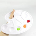 Oval palette art supplies diy painting graffiti supplies palette wholesale