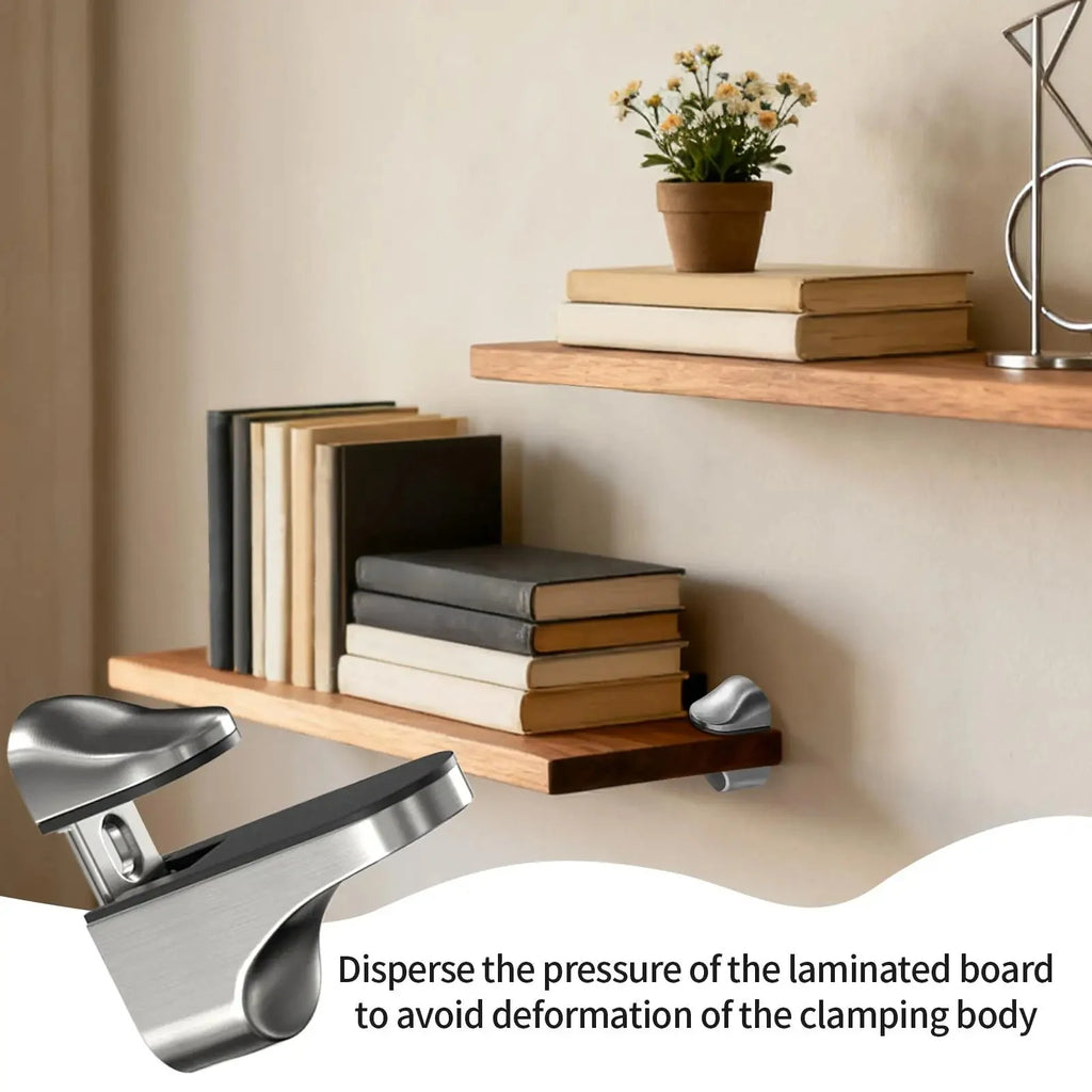 Shelf Brackets Adjustable Shower Glass Shelf Brackets Holder Parts Holder Support Clip Hardware for Wood Acrylic Cabinet Bar