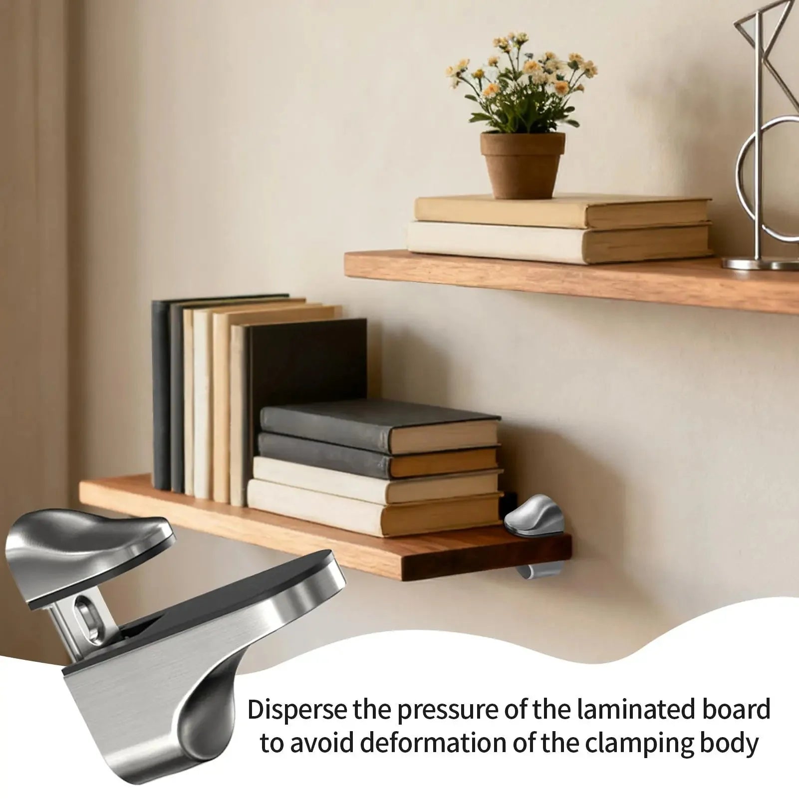 Shelf Brackets Adjustable Shower Glass Shelf Brackets Holder Parts Holder Support Clip Hardware for Wood Acrylic Cabinet Bar