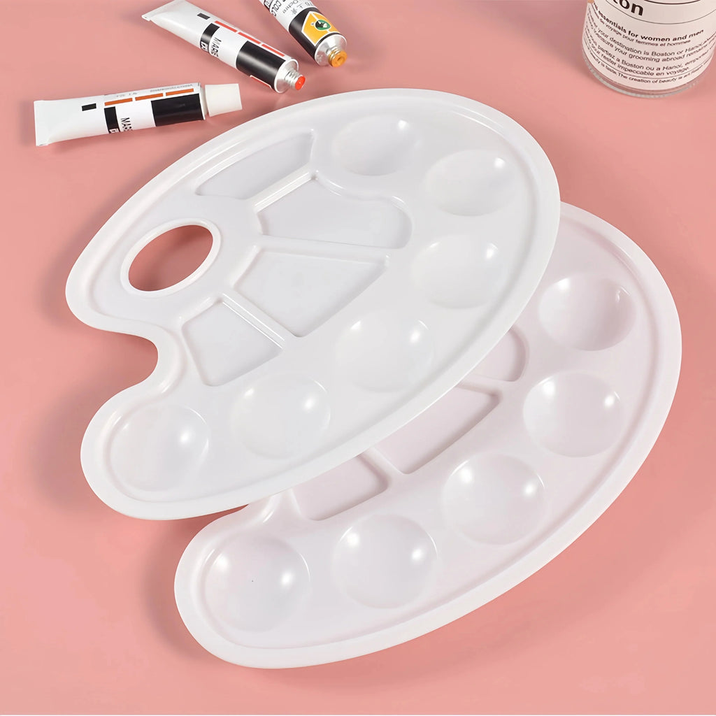 Oval palette art supplies diy painting graffiti supplies palette wholesale