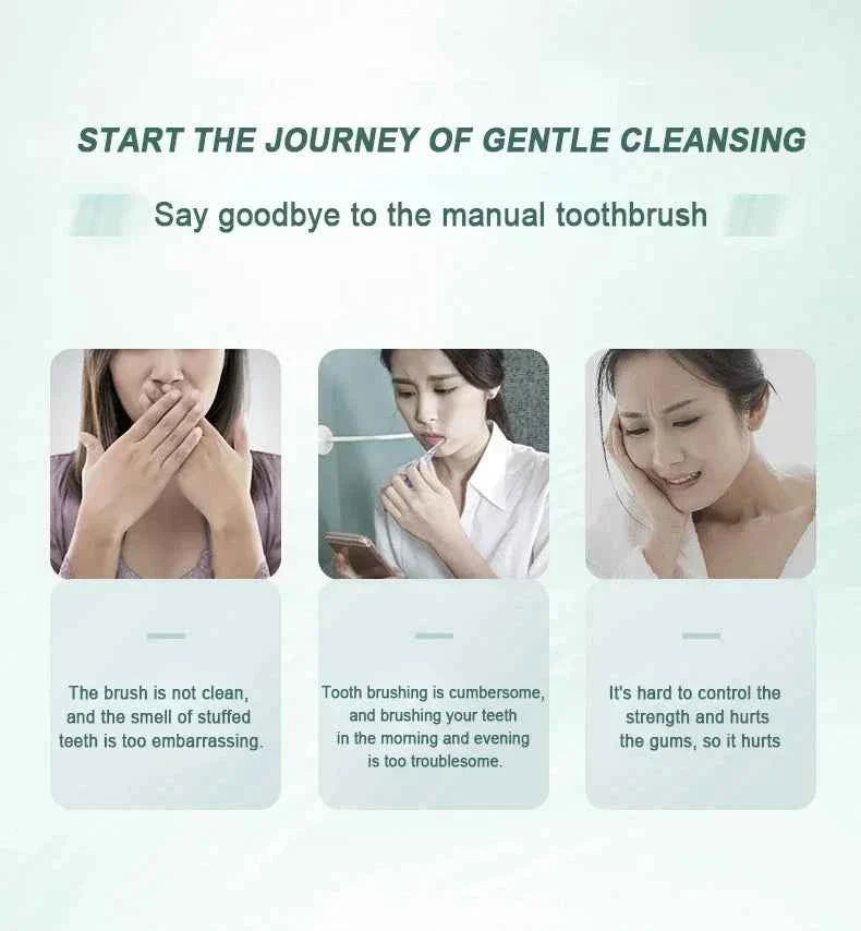 Xiaomi Youpin Sonic Electric Toothbrush USB Fast Charging Toothbrush Smart Timer Rechargeable Toothbrushes Replacement Heads Set