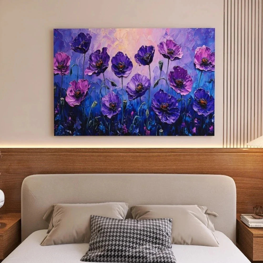 1.5-Inch Thick Pine Solid Wood Frame, Canvas Wall Art, Birthday Gift Art Wall Painting, Bedroom, Office, Living Room