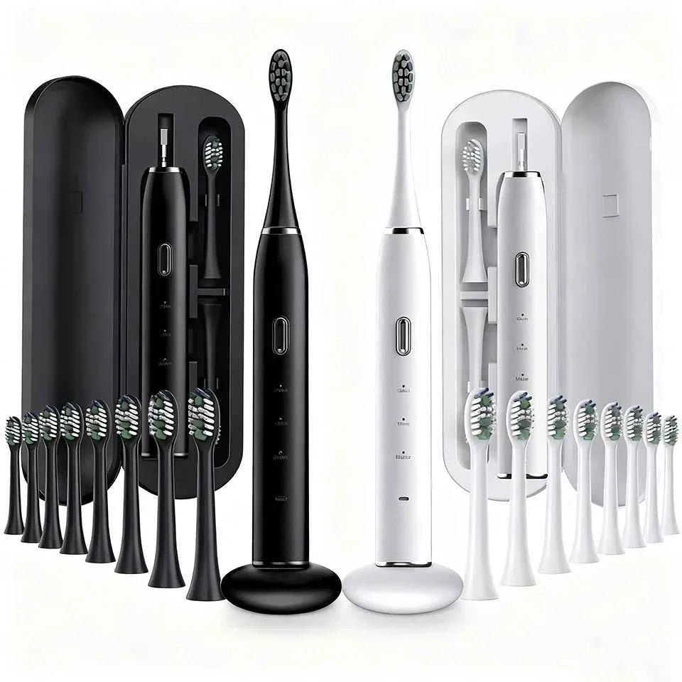 Compatible with Oral B Ultra Electric Toothbrush 3D Rotation Rechargeable Teeth Brush Pressure Sensor 8 Brushing Modes 2 Min Tim