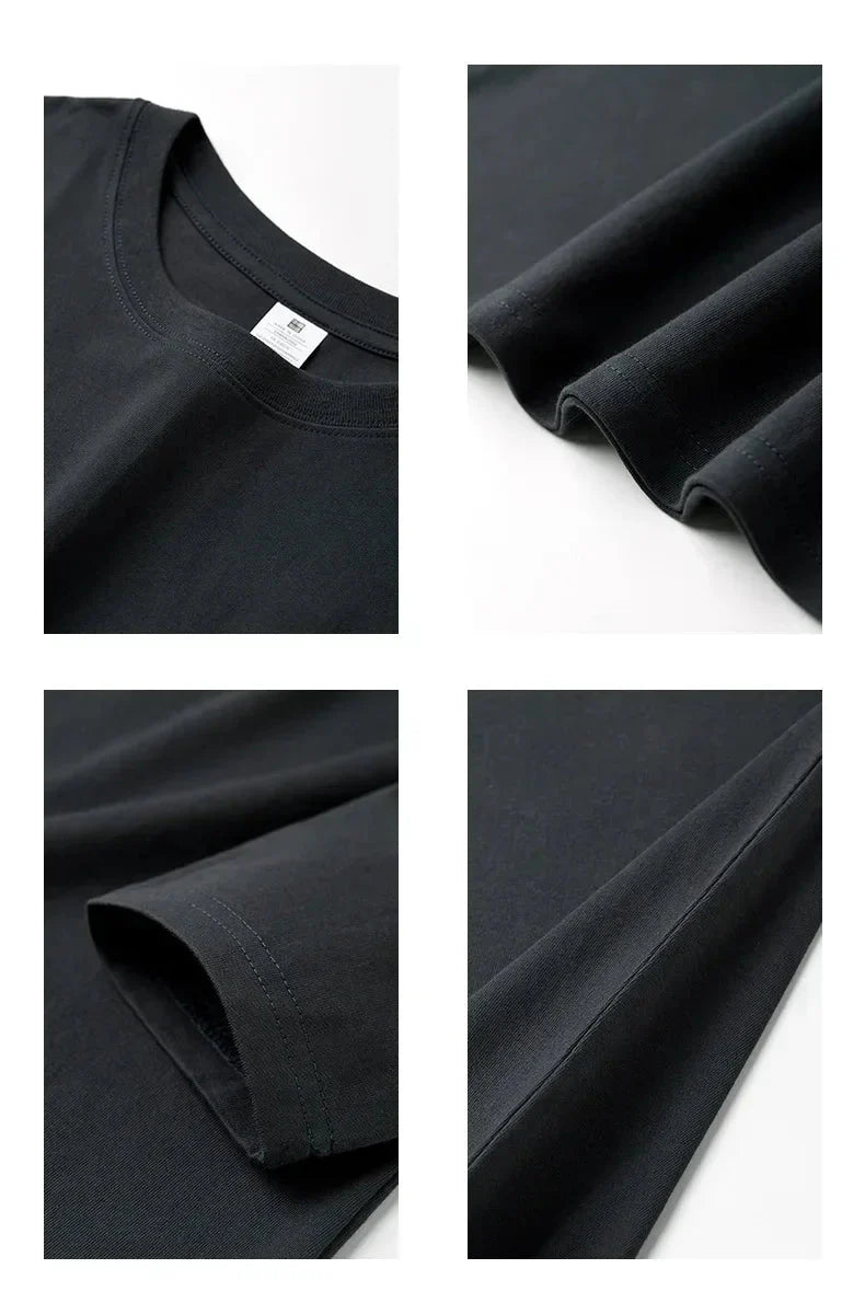 MRMT 2026 Brand New Mens T Shirt Combed Cotton Loose Tide Round Neck Long-Sleeved Men t-Shirt Pure Bottoming Top Tees Shirt