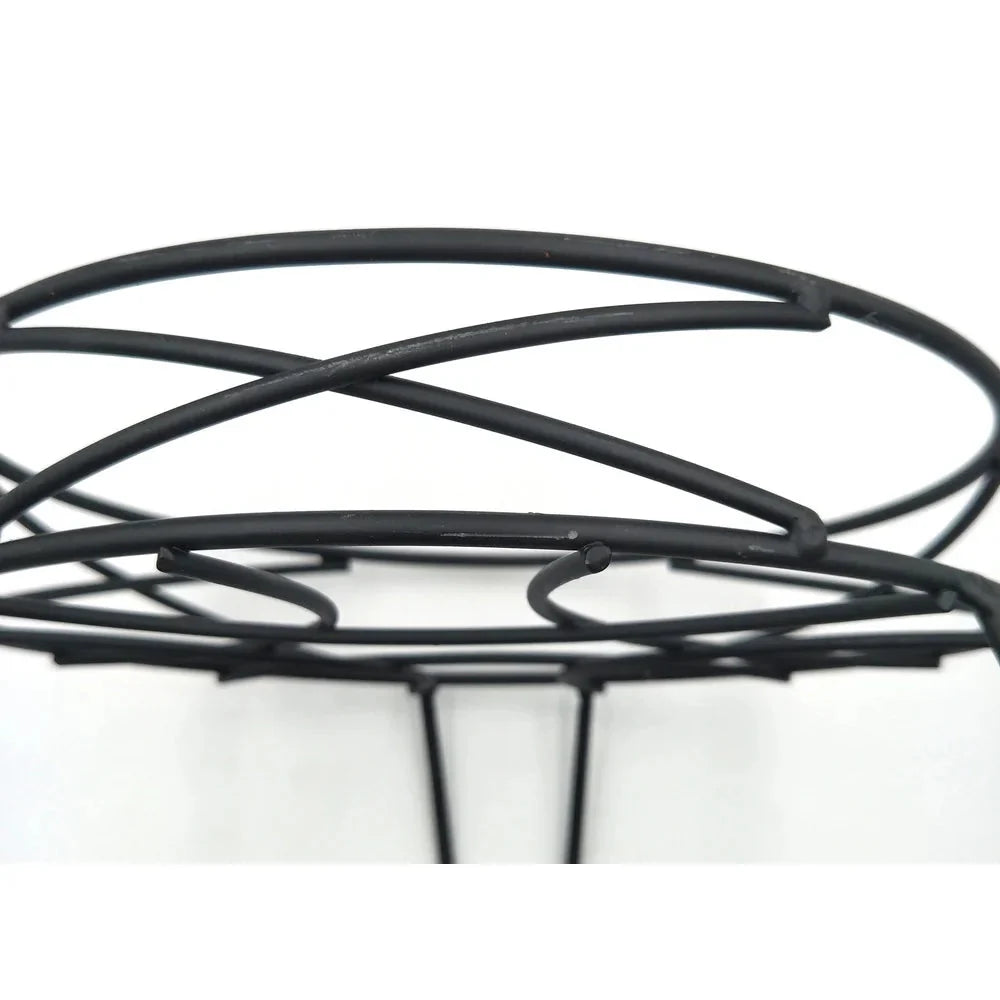 2 Pack Round Metal Plant Stand Indoor Outdoor Display Holder Collapsible Space Saving Iron Durable Rustproof Pots up to 9 Inch