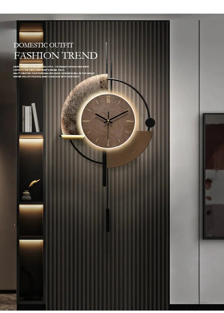Voice Control Artist of Life Optional Luminous House Clock