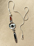 Artistic Craft Jewelry Accessories Eye Motif Necklace and Earrings Set for Women Men Fashion Forward Accessories