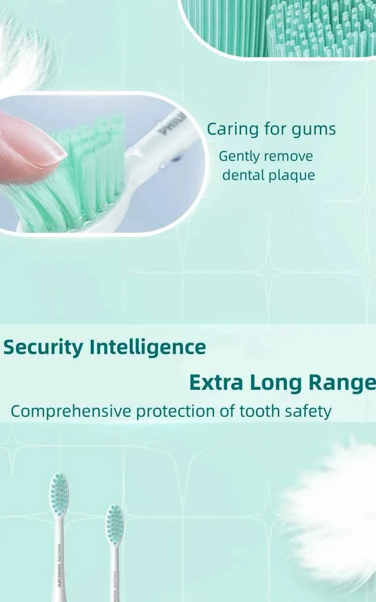 PHILIPS Sonicare HX2421 Electric Toothbrush Two Modes Teeth Gentle Deep Cleaning Oral Cavity Care Gum Health Care Tooth Brush