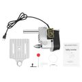 340W Portable Benchtop Drill Press, High-precision 3 Speed Adjustable Mini Portable Electric Bench Drill Stand for Iron Wood