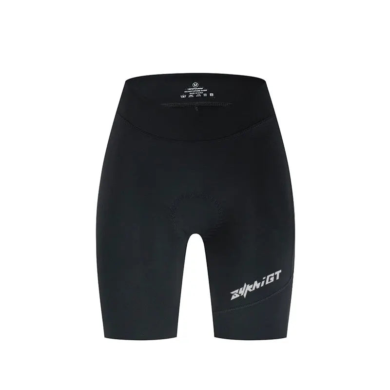 ZYKNIGT Women's Pro Summer Cycling Bib Shorts - High-Performance Free-Cut Hems & Breathable Quick-Dry Compression
