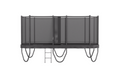 17ft x 10ft Akrobat PLUS Challenger Above Ground Trampoline