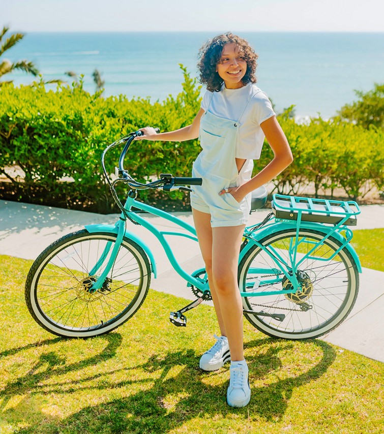 Six Three Zero Around the Block Women's 26" 500W 7 Speed Electric Bike