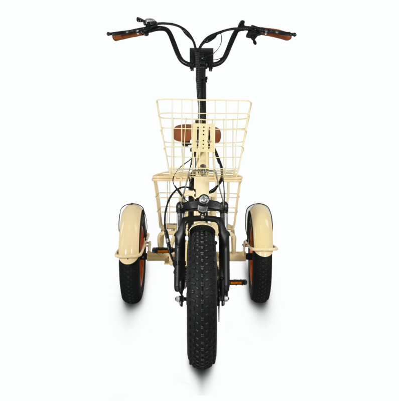 Six Three Zero EZ Transit 20" Fat Tire Electric Trike with Rear Motor