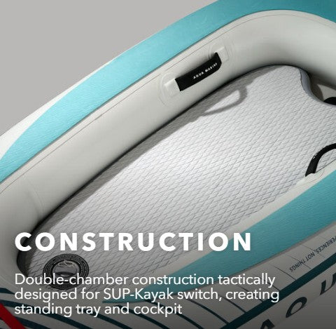 Aqua Marina Cascade Inflatable SUP-Kayak with 2-in-1 DUAL-TECH Paddle *PREORDER*