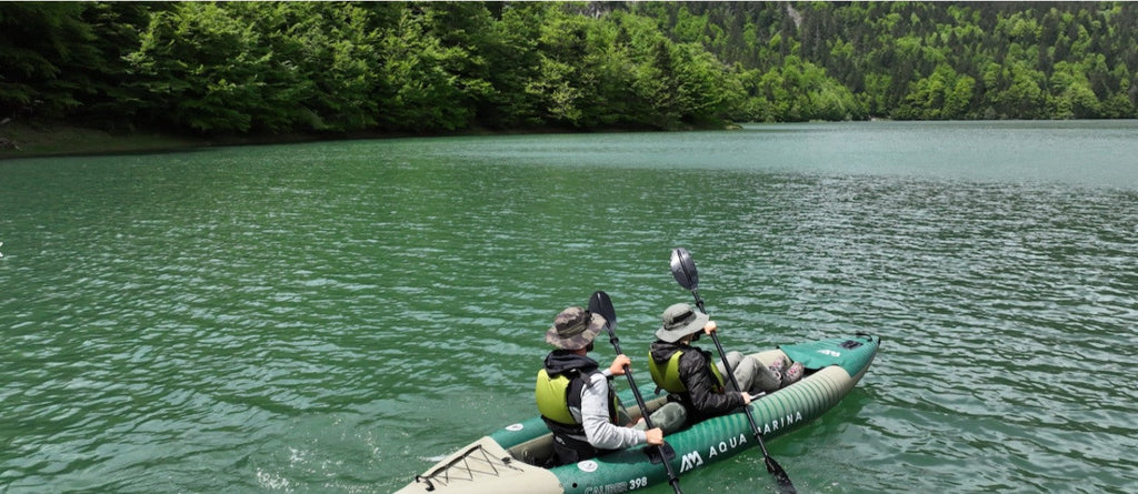 Aqua Marina Caliber Inflatable Fishing Kayak - 1 to 2 Person