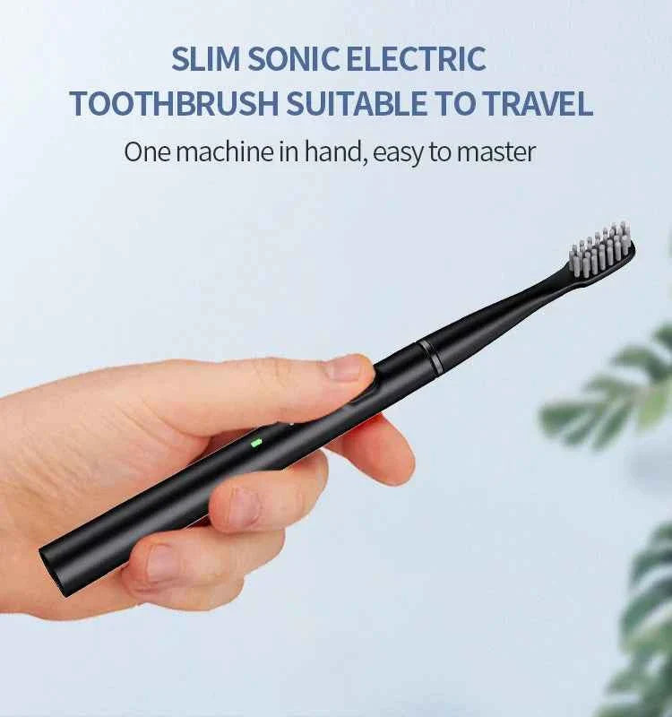 Electric Toothbrush Ultra Thin Intelligent Sonic Electric Toothbrush 3 Operating Modes Type-C Charging Interface Whitening Teeth