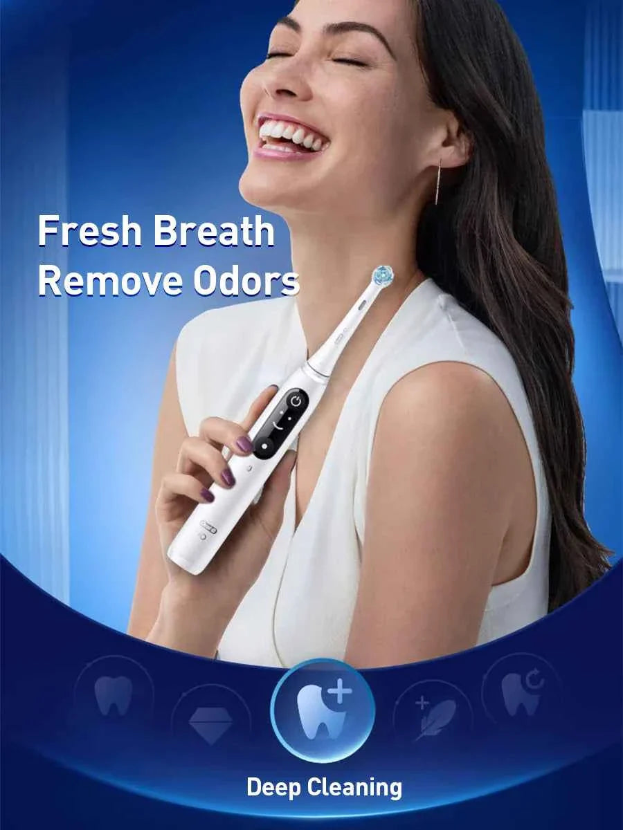 Oral B Io Series 7 Smart Electric Toothbrush with Pressure Sensor 2 Minutes Timer Smart Clean Teeth Adult Teeth Brush