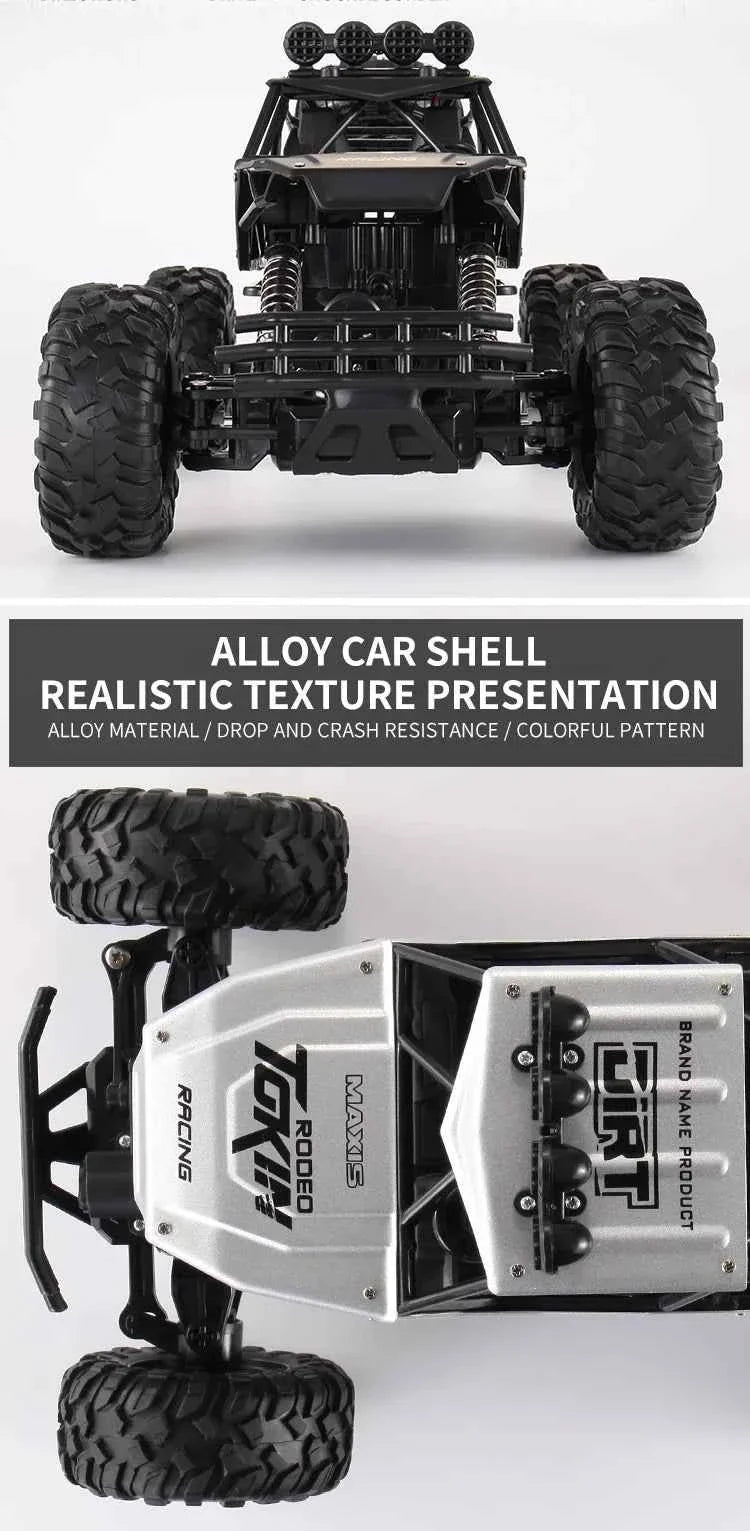 RC Off road Truck 1:12/16 4WD RTR Durable Beginner All Terrain RC Cars High Speed 20Km/h Remote Control Monster Truck Gifts Toys
