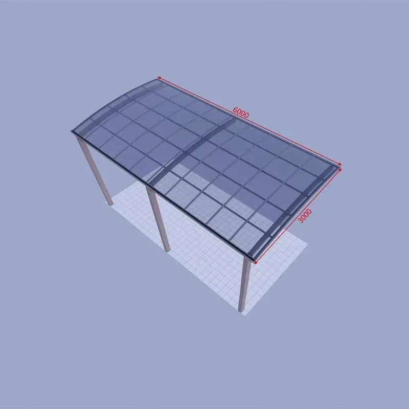 Home Villa Gazebos Garden Outdoor Canopy Tent Modern Custom Parking Shed Sunshade Awning Patio Pergola Aluminum Alloy Carport
