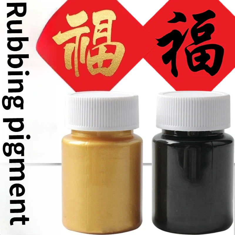 Metallic Acrylic Paint Waterproof, Statue Coloring Hand-painted Art Graffiti Gold/Silver Watercolor Pigments