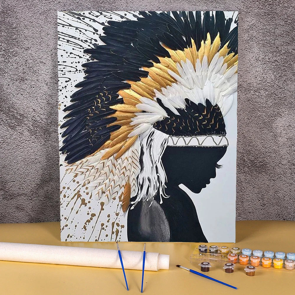 Acrylic Paint By Numbers Modular Picture With Paint Drawing On Canvas Adults Handpainted Gift Wall Art Painting Home Decor