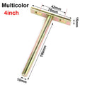 T Shape Metal Shelf Brackets Concealed Brackets Floating Hidden Wall Shelf Supports Screw Mounting Plate High Quality