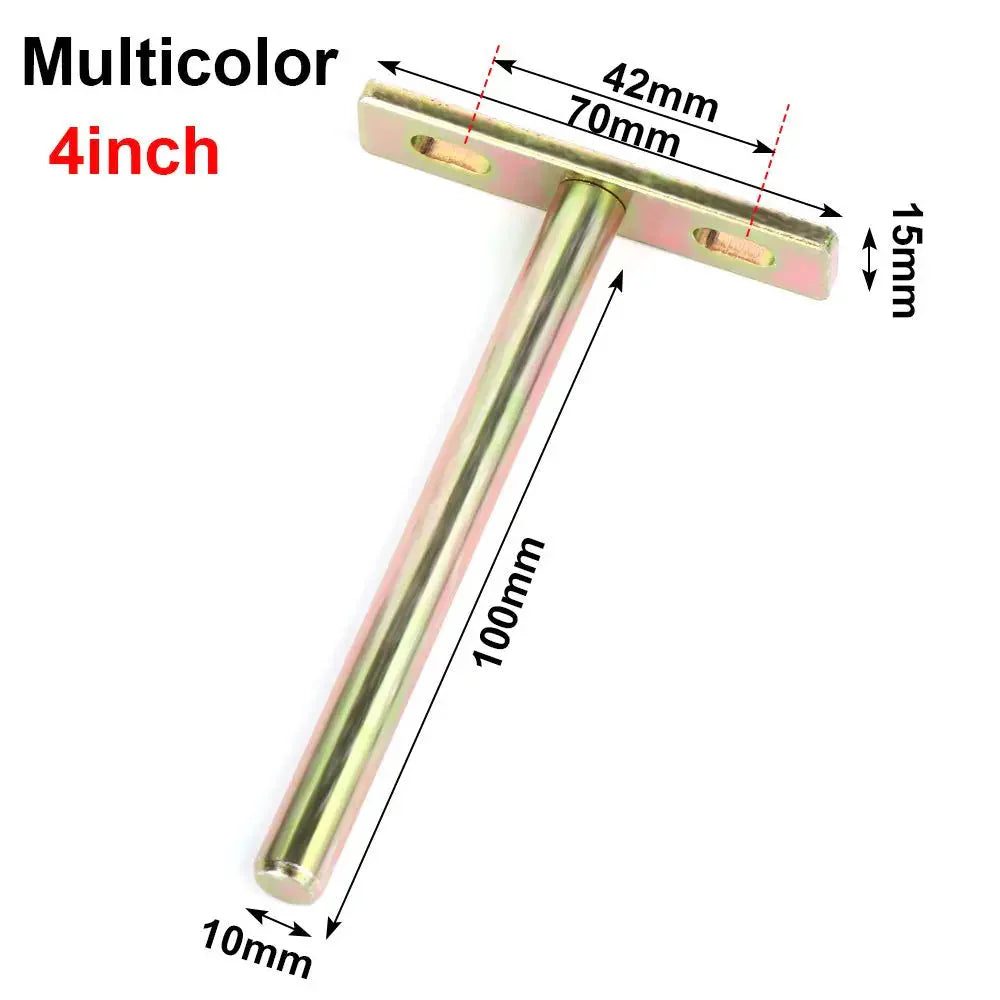 T Shape Metal Shelf Brackets Concealed Brackets Floating Hidden Wall Shelf Supports Screw Mounting Plate High Quality