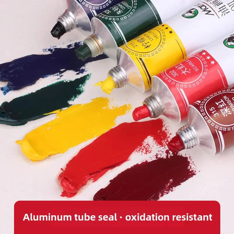 Maries Oil Paint 50ML Oil Painting Art Creation Pigment Large Oil Paint Paint Single Commonly Used 24 Colors