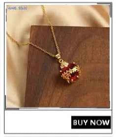 SUNSLL Cubic Zircon Rotatable Crown Cross Pendant Necklaces Classic Stainless Steel Chain Banquet Party Jewelry For Women Men