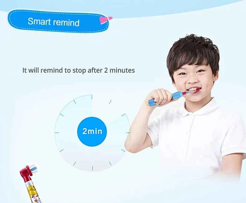 Original Oral B Electric Toothbrush Waterproof Battery Powered Tooth Brushes for Kid Adult Oral Health with Gift Head Travel Box