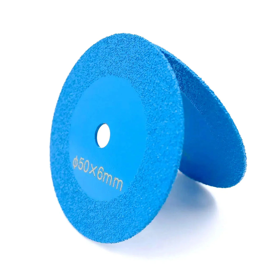 2inch 1-10Pcs Diamond Cutting Disc Glass Jade Crystal Tile Marble Saw Blade Brazed Glass Engraving Round Shank Mini Saw Blade