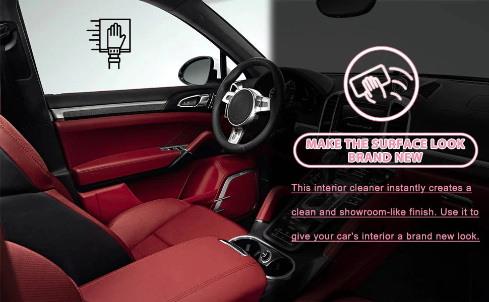 Car Interior Cleaner, Vehicle Interior Polish, 100ml Car Interior Cleaner, Interior Detailer Spray, Total Car Interior Cleaner