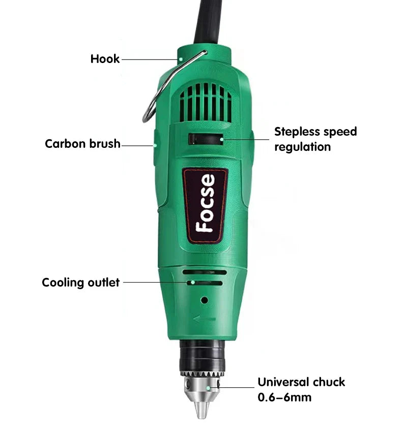 Dremel 260W Power Engraver Electric Mini Drill Tool Variable Speed Engraving Pen Grinding Machine Accessories