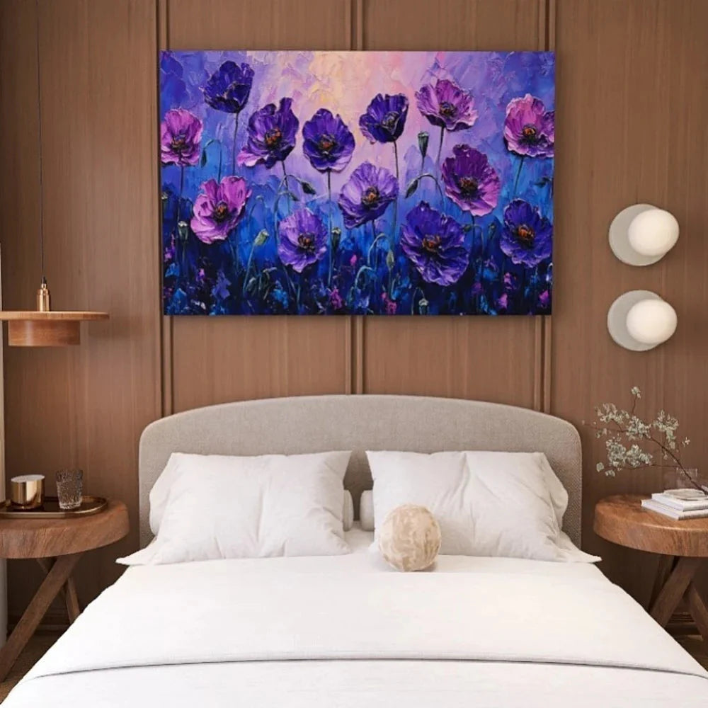 1.5-Inch Thick Pine Solid Wood Frame, Canvas Wall Art, Birthday Gift Art Wall Painting, Bedroom, Office, Living Room