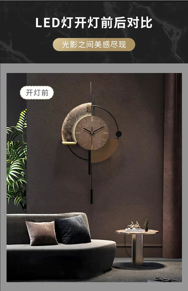 Voice Control Artist of Life Optional Luminous House Clock