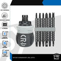 Mini Ratchet Precision Screwdriver Magnetic 13 In 1 Telescopic Labor-Saving Hand Tool Phillips Slotted Dual-purpose Head