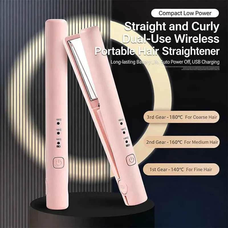 Hair Straightener Curling Iron Curler Rotating Hair Dryer Brush Tymo Styling Tool Beauty Salon Supplie Mini Crimping Hair Iron