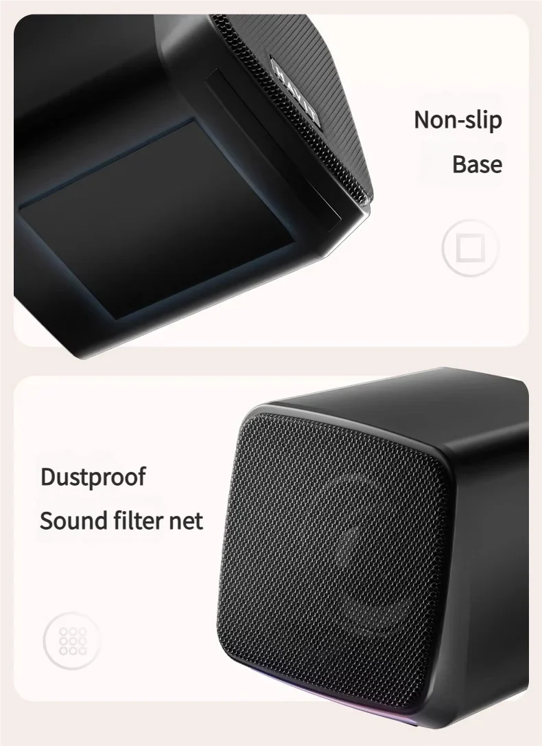 SOREX E-1078 Ultra-Portable USB Multimedia Speakers - 2.0 Channel 6W Stereo Sound for Laptop & PC