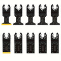 Titanium Oscillating Blades Kit: Cuts Metal/Wood/Plastic/Hard Material/Nails. Fits Dewalt, Rockwell, Milwaukee, Makita, Bo