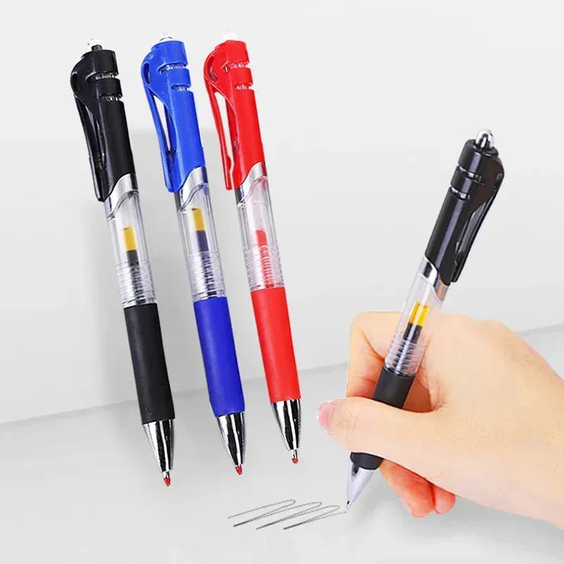 43 PCS Gel Pens & Refills Set Stationery Kawaii writing pen Black/red/blue ink 0.5 mm blue ballpoint pen Office school supplies