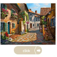 DIY Paint by Numbers Kit for Adults - Natural Scenery & Botanical Canvas Art