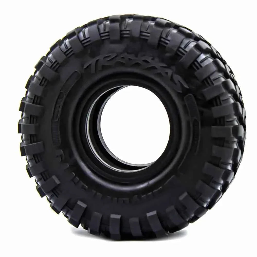 RC 120MM 1.9" Rubber Rocks Tires for 1:10 RC Rock Crawler Axial SCX10 Canyon Trail Trax TRX-4 TRX6 #8174
