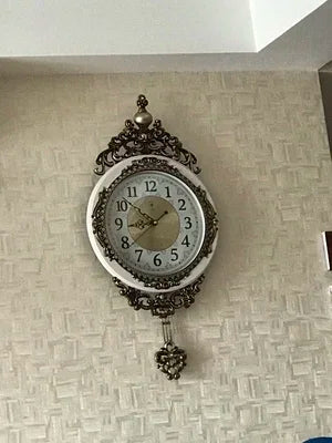Large Luxury Gold Wall Clock Living Room Silent Creative Swing Wall watches Bedroom Quartz Clocks Wall Home Decor