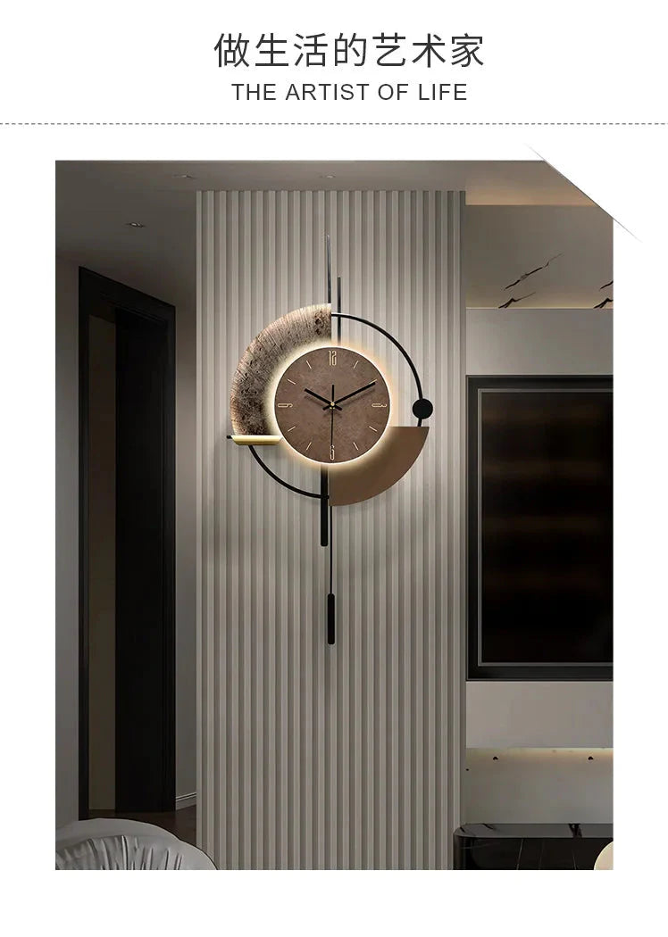 Voice Control Artist of Life Optional Luminous House Clock