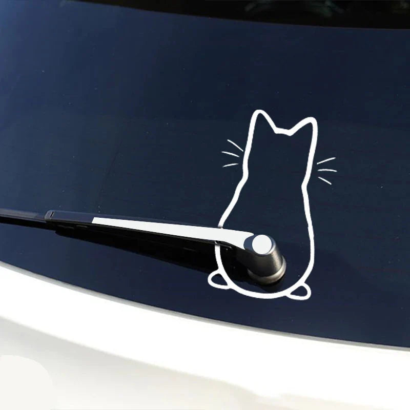 Car interior stickers Art design Animal stickers Window rear glass