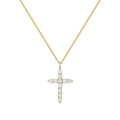 SUNSLL Cubic Zircon Rotatable Crown Cross Pendant Necklaces Classic Stainless Steel Chain Banquet Party Jewelry For Women Men