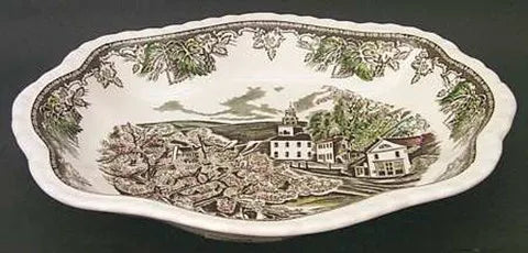 British Friendship Village series, decorative plates, Western food plates